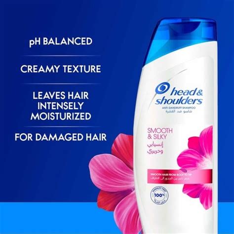 Head Shoulders Smooth Silky Anti Dandruff Shampoo For Dry And