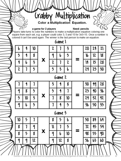 This is the largest collection of free math worksheets complete with answer keys. Fun Games 4 Learning: Summer Math Games Freebies and End ...