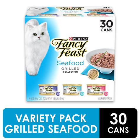 Fancy feast classic broths with tuna, shrimp & whitefish wet cat food. (30 Pack) Fancy Feast Gravy Wet Cat Food Variety Pack ...