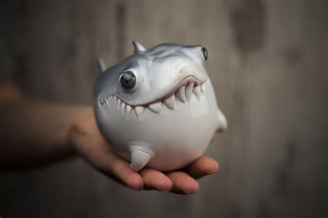 Oddly Cute Sea Creatures Sculpted From Polymer Clay