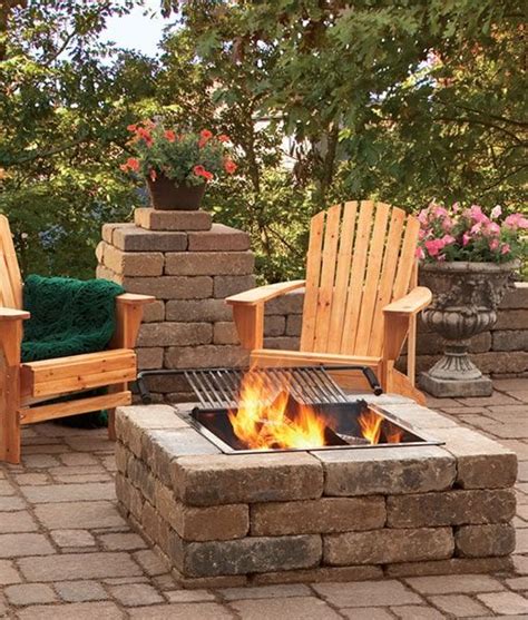 Woodland direct offers the largest selection of outdoor fire pits online. Square Fire Pit Kit Economy Line | Fire pit backyard, Fire ...