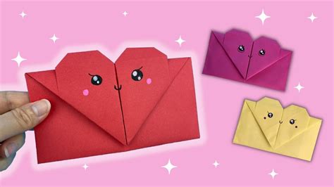 Easy Origami Heart Envelope How To Make Cute Origami Envelope Youtube