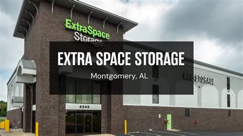 Storage Units In Montgomery Al Extra Space Storage Youtube