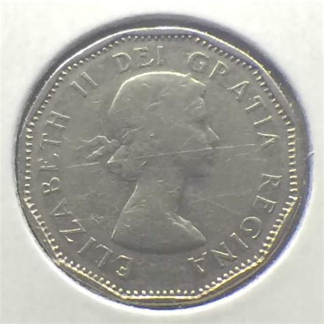 Another installment in my series every week highlighting a different coin you may find in pocket change or in a collection worth money. 1961 - Canada 1955-1962 - Elizabeth II - Canadian Five ...