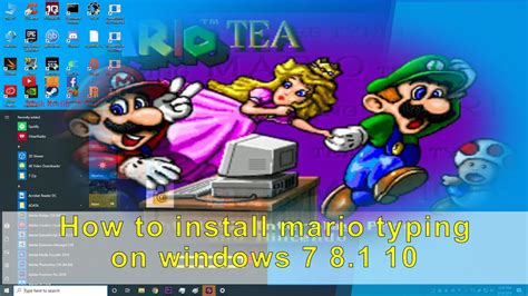 How To Install Mario Typing On Windows 7 8 1 10 របៀប Install Mario