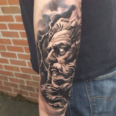 Zeus Forearm Tattoos