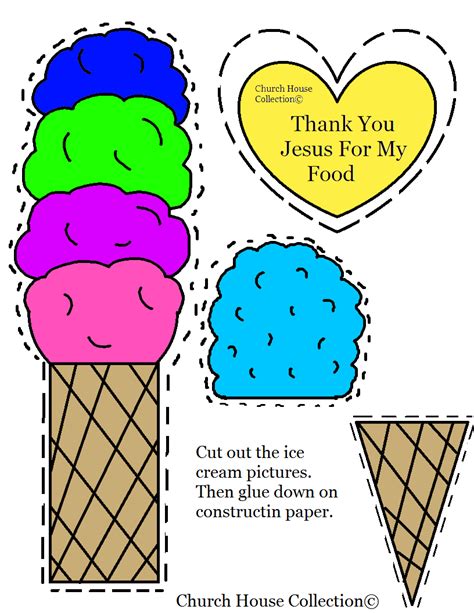 Church House Collection Blog Ice Cream Cut Out Thank You Jesus For My