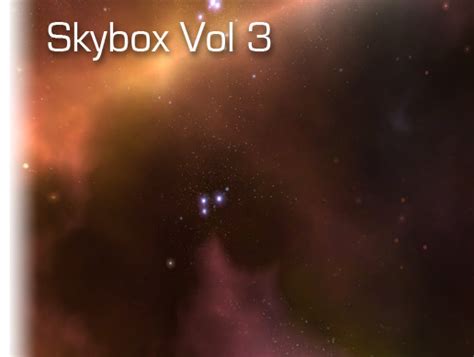 Skybox Volume 3 Nebula 2d Sky Unity Asset Store