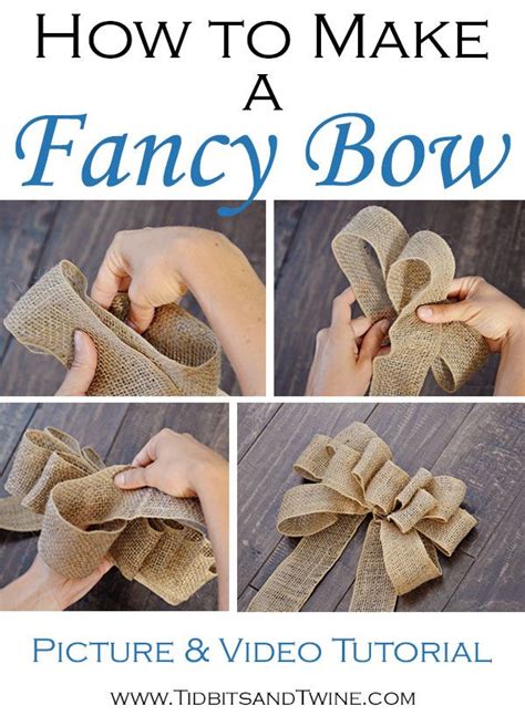 How To Make A 5 Min Bow Thats Easy And Gorgeous Image And Video Tutorial Fancy Bows Diy Wreath