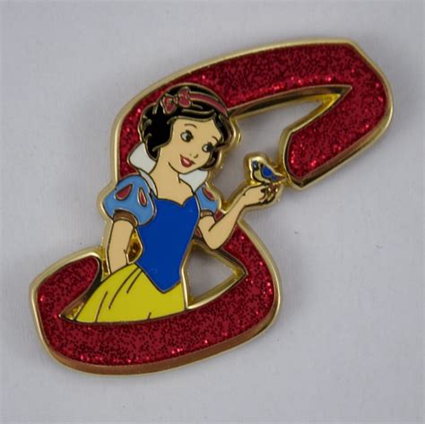 Disney Princess Letters Mystery Pin Collection Disneyland Purchase