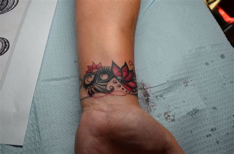 13 Flower Cover Up Tattoo Wrist Ideas ILULISSATICEFJORD COM
