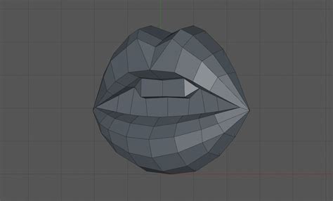 Low Poly Lips 3d Model 3d Printable Cgtrader