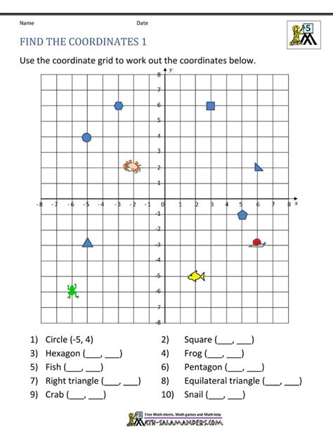 4 Quadrant Coordinates Find The Coordinates 1 773×1000