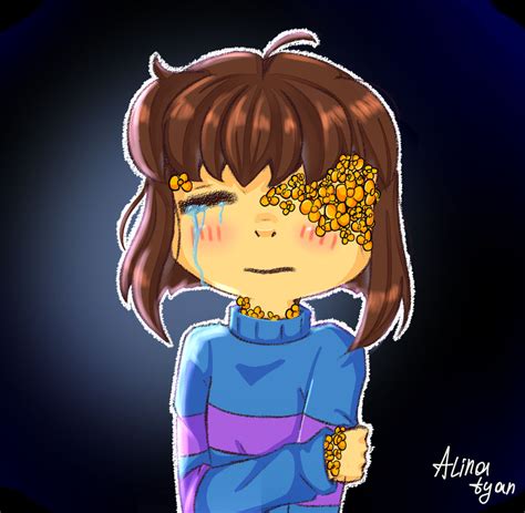 Flowerfell Frisk Crying By Alina Tyan On Deviantart