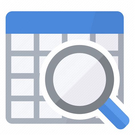 Glass Lookup Magnifying Table Icon Download On Iconfinder