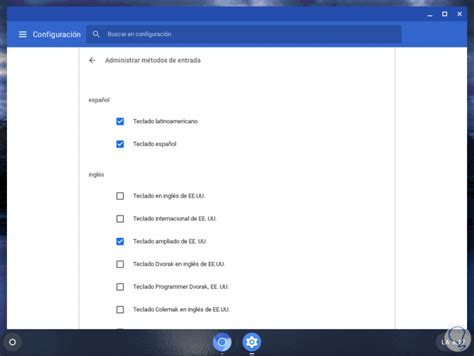 Setting up language and input settings on the chromebook. How to put at and accents on Chromebook