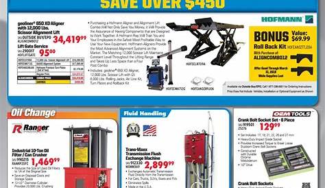 autozone tool and equipment quarterly first