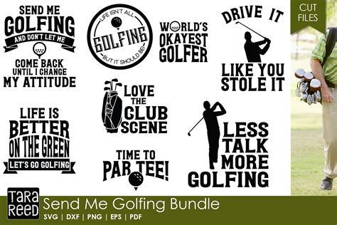Send Me Golfing - Golf SVG & Cut Files for Crafters