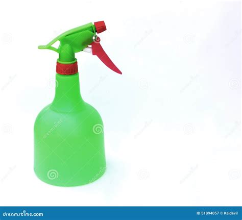 Green Spray Bottle Stock Image Image Of Small Green 51094057