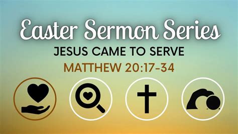 Message Jesus Came To Serve From Rev Samuel Bereza Open Door