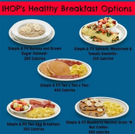 Ihops Healthy Breakfast Options Healthy Mcdonalds Healthy Fast Food