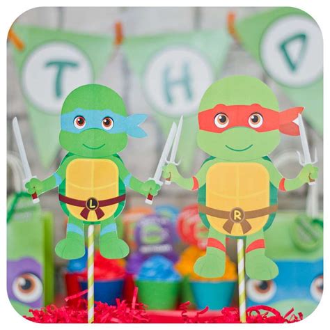 Teenage Mutant Ninja Turtles Catchmyparty Com Tmnt Birthday Ninja Turtles Birthday Party