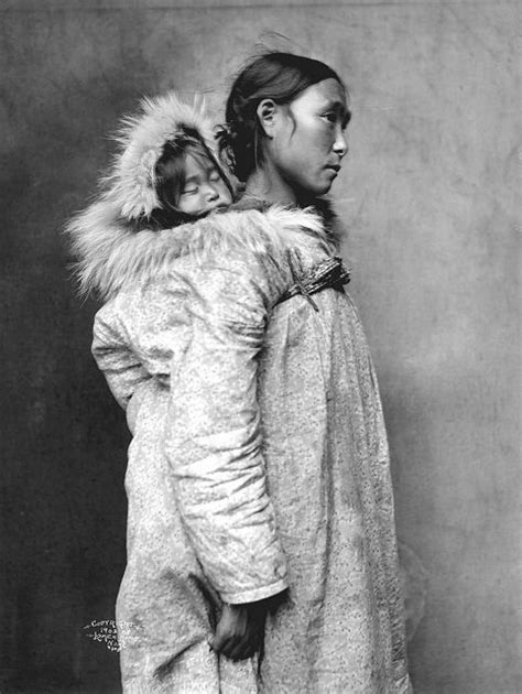 Inuit Mother With Baby Image No Nd 1 105 Title Inuit Mother In Parka