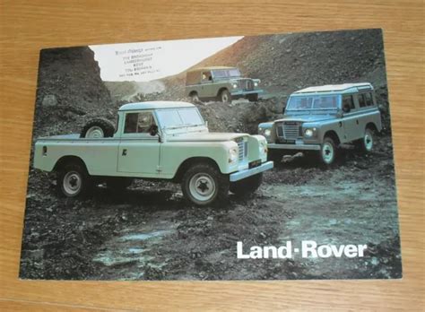 Land Rover Brochure Swb Lwb Hard Top Pick Up