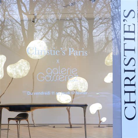 Christies Paris X Galerie Gosserez Galerie Gosserez