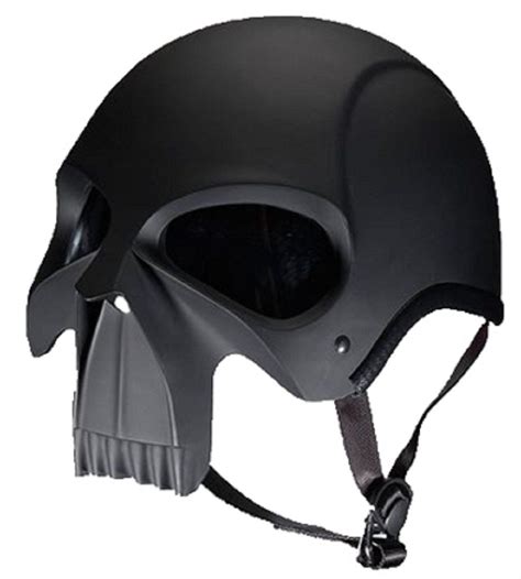Punisher Skull 3d Motorcycle Helmet Dot Matte Black Biker