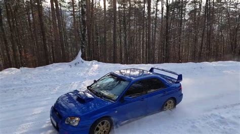Subaru Impreza Wrx Sti Snow Driving Youtube