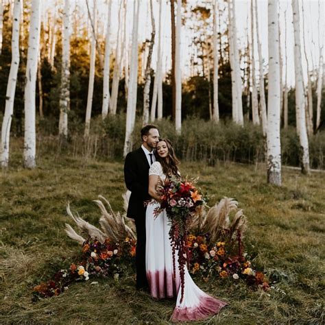 Fallautumn Inspired Elopementwedding In The Beautiful Aspen Trees In