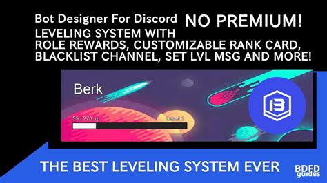 Works 2023 Level System With Role Rewards And Custom Rank Card Bot