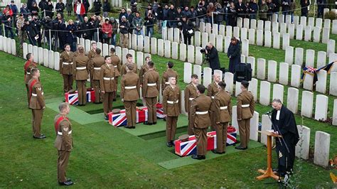 Ww1 Soldiers Buried In Belgium A Century After Their Deaths Bbc News