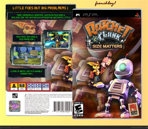 Viewing Full Size Ratchet Clank Size Matters Box Cover