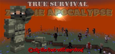True Survival Zombie Apocalypse Minecraft Addon