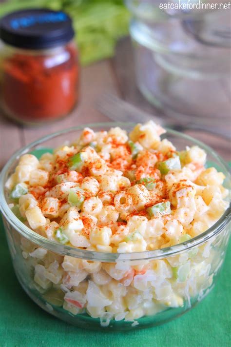 To the macaroni add the butter, milk and cheese packet mixing well. Mom's Macaroni Salad | Best macaroni salad, Macaroni salad ...