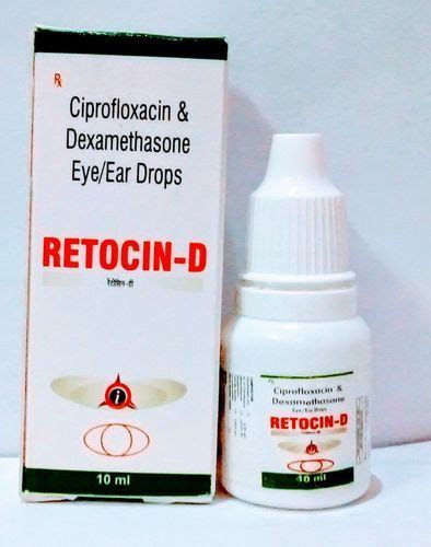 Ciprofloxacin Dexamethasone Eye Drops Manufacturer Supplier Exporter