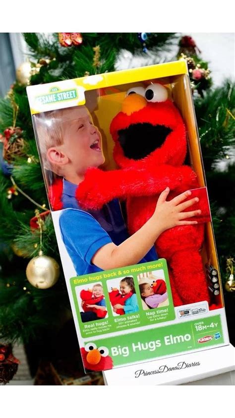 Playskool Sesame Street Big Hugs Elmo Talking Plush Tall Elmo ~ New In