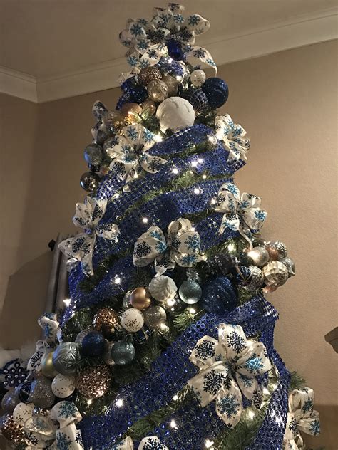 10+ blue and silver christmas tree decorations