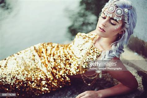 Golden Mermaid Photos And Premium High Res Pictures Getty Images