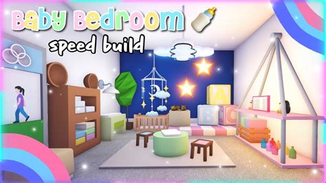 Baby Bedroom Speed Build 🍼 Adopt Me Speed Build And Tour • Itz Sweet