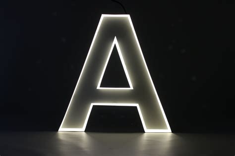 Stylish Neon Letter A
