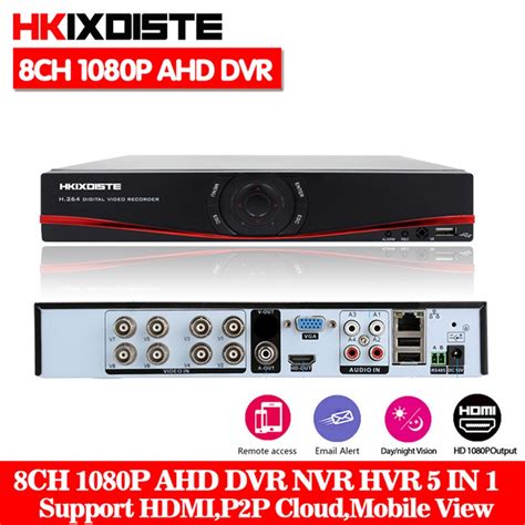 Hkixdiste Ahd 8ch 1080p Dvr System Onvif Mini Nvr 8ch 5 In 1 Tvi Cvi