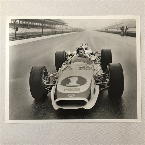 Mario Andretti Indianapolis 500 Indy 500 Racing Photo Photograph 1967