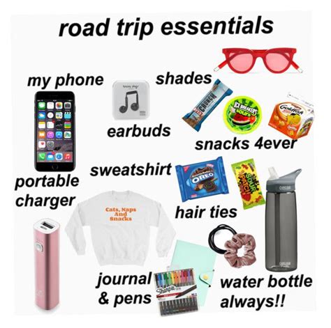 Road Trip Essentials Road Trip Essentials Road Trip Design