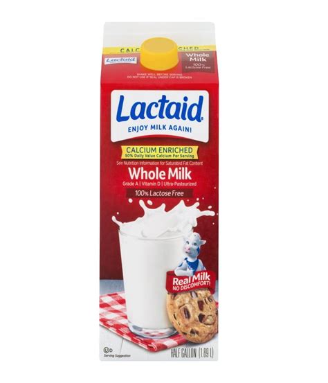 Lactaid Whole Milk 189 Ltr