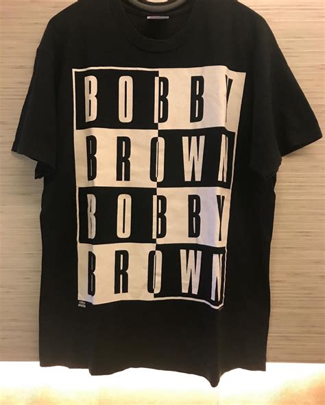 Rare Vintage S Bobby Brown Humpin Around World Tour Hanes Fesyen Pria Pakaian Atasan Di