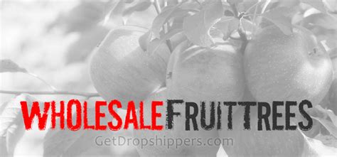 Fruit, flowering, shade, berry plants & shrubs. Wholesale Fruit Trees