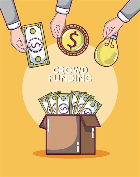 Premium Vector Crowdfunding Donations And Investment Concept